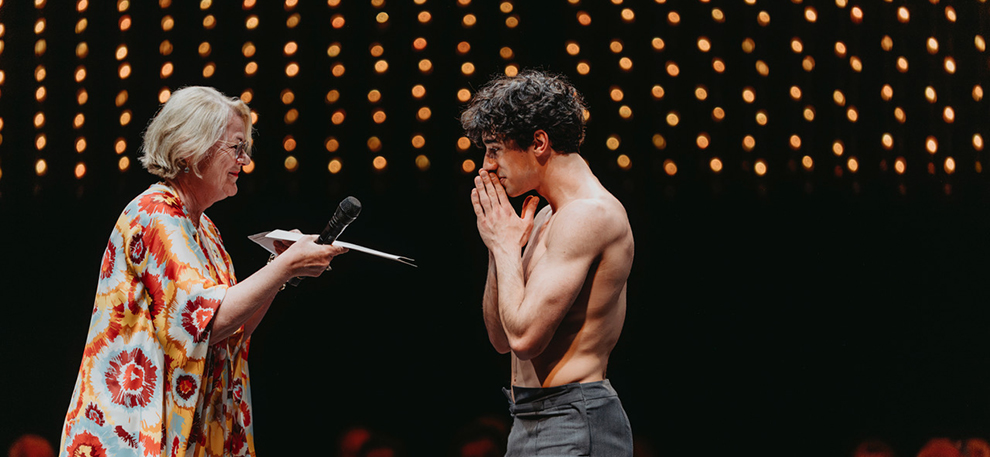 Ulrike Schmidt (Foundation for the Opera) and Louis Musin (Photo © Jürgen Joost)