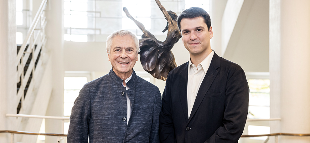 John Neumeier and Demis Volpi